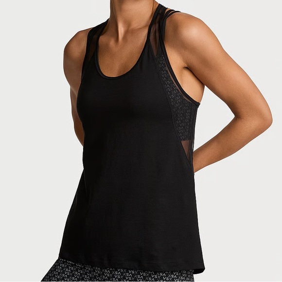 Victoria Sport Black Racerback Tank - Picture 1 of 7